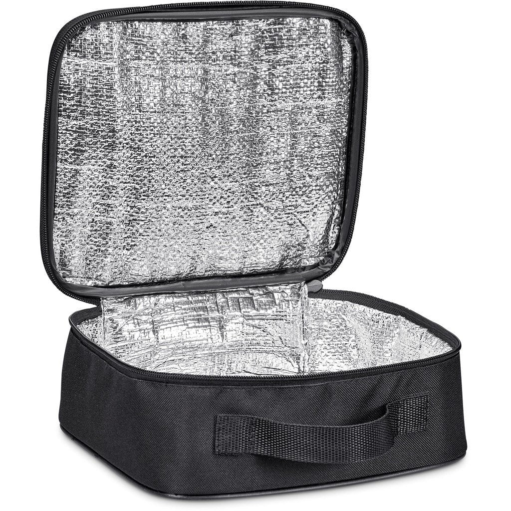 Pre-Printed Sample Custom Zephyr Lunch Cooler BLACK - Coolers and Lunchware