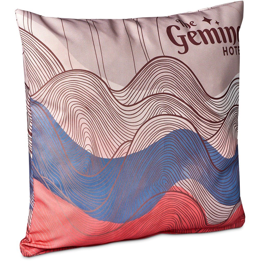 Pre-Printed Sample Custom Zuri Medium Scatter Cushion Cover - excludes inner cushion BLACK - Home and Living