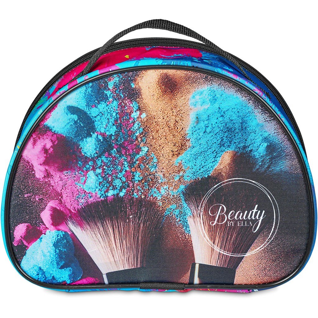 Pre-Production Sample Custom Aloe Toiletry Bag With PVC Front Window - and Cosmetic Bags