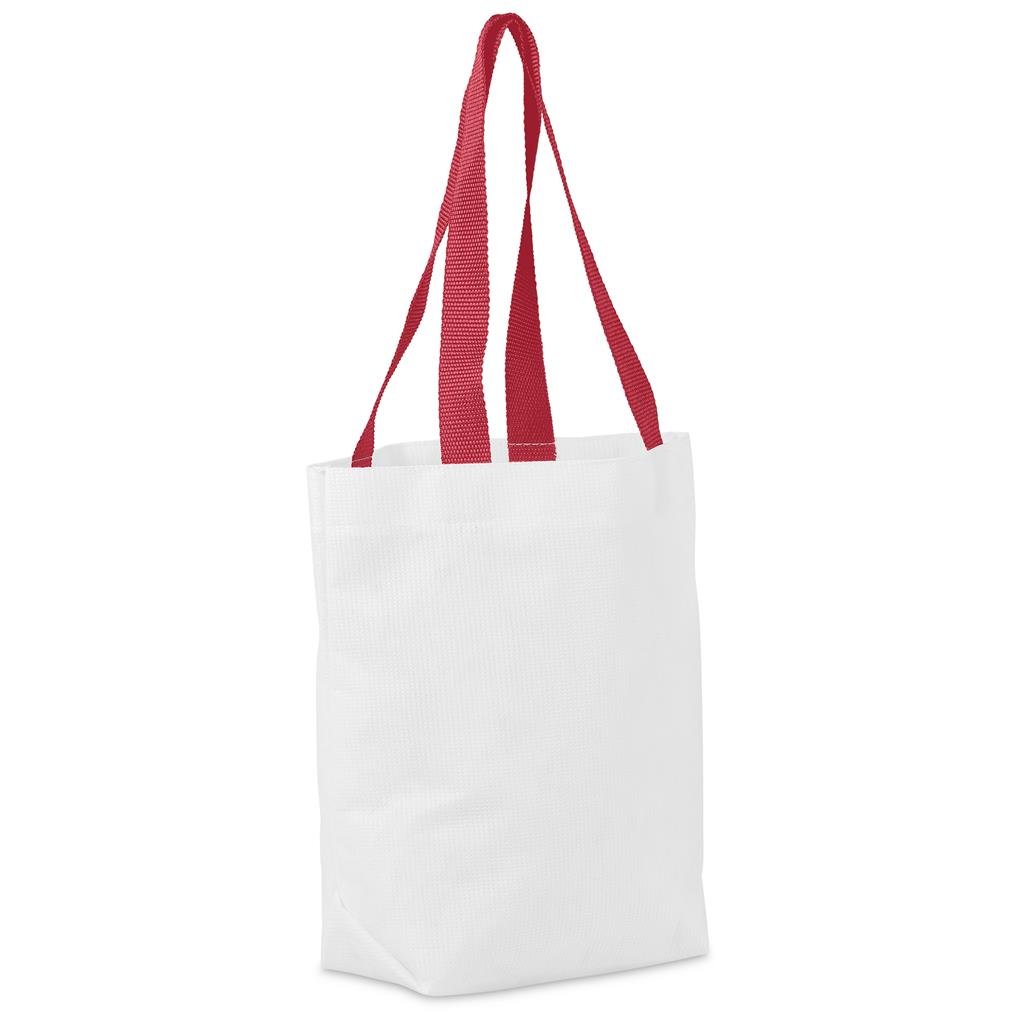 Pre-Production Sample Custom Bayside Recycled PET Stitch-Bond Shopper - and Tote Bags