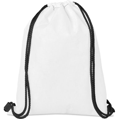 Pre-Production Sample Custom Bellville Recycled PET Drawstring Bag BLACK - Bags and Backpacks