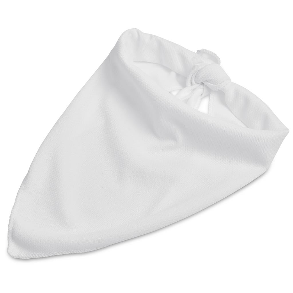 Pre-Production Sample Custom Bosco Large Polyester Dog Bandana L / SOLID WHITE - Pet Accessories