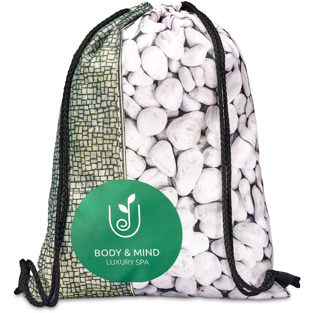 Pre-Production Sample Custom Credo Drawstring Bag BLACK - Bags and Backpacks