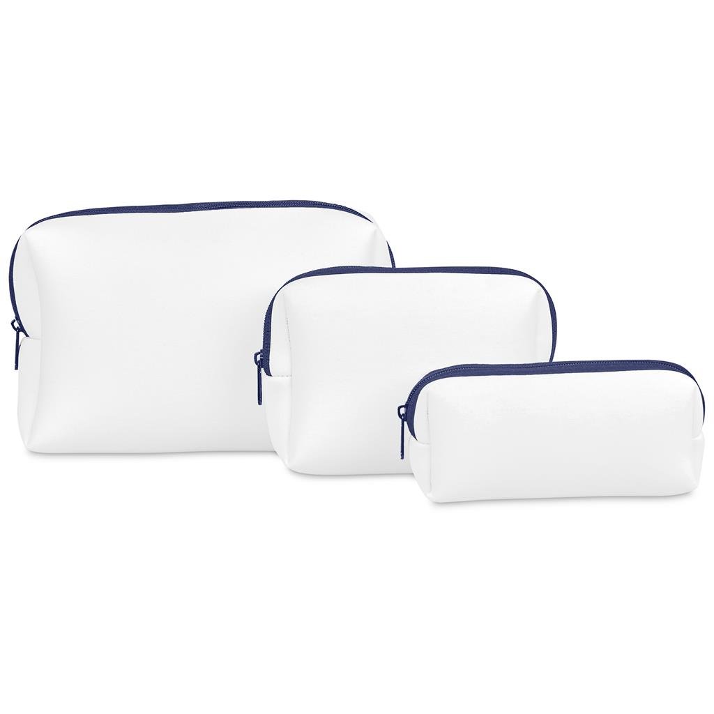 Pre-Production Sample Custom Emma Neoprene Makeup Bag - Toiletry and Cosmetic Bags