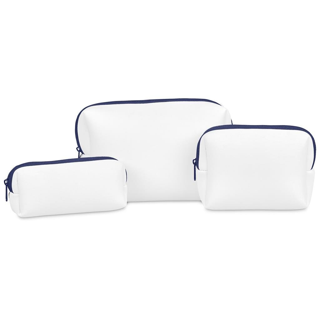 Pre-Production Sample Custom Emma Neoprene Makeup Bag - Toiletry and Cosmetic Bags