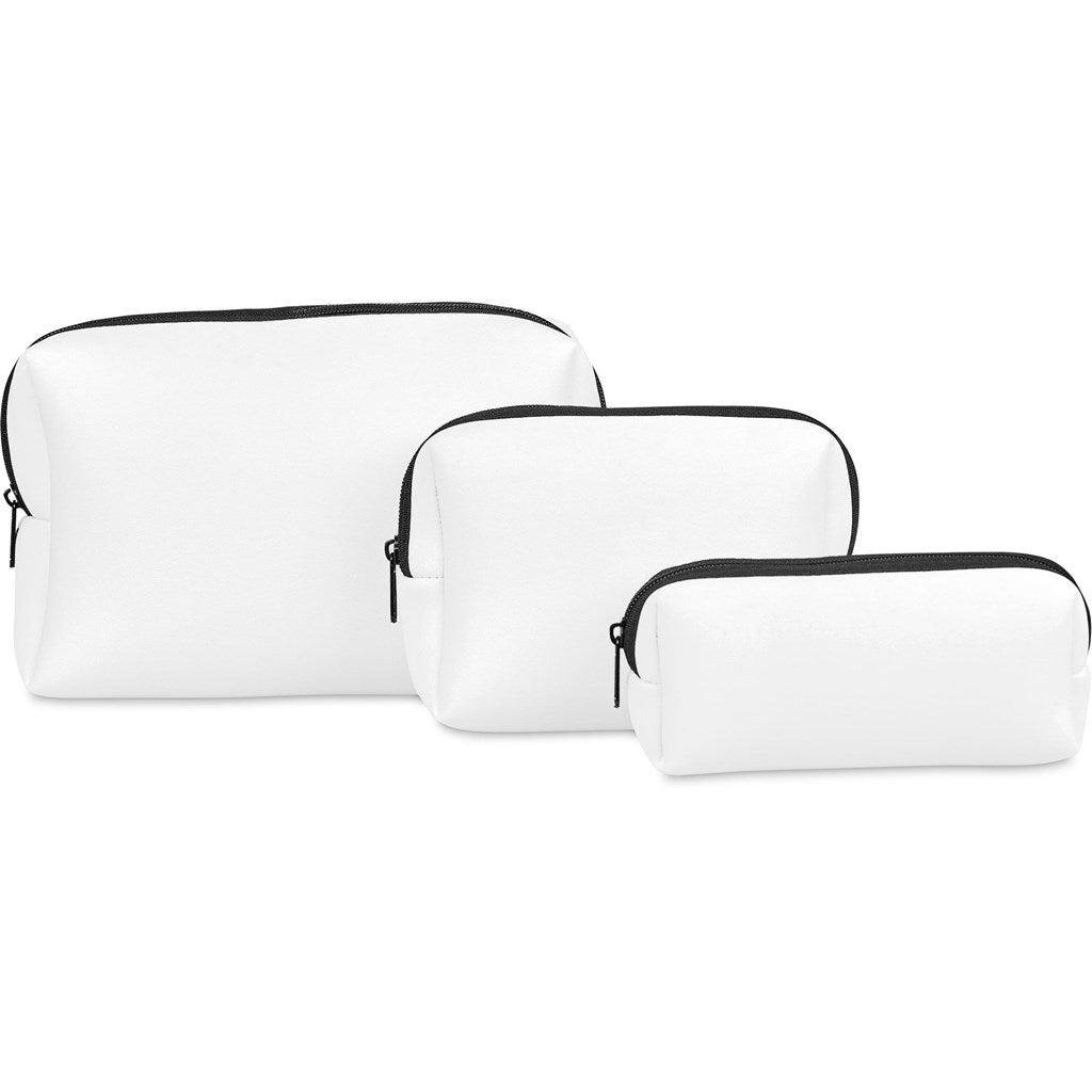 Pre-Production Sample Custom Emma Neoprene Makeup Bag - Toiletry and Cosmetic Bags