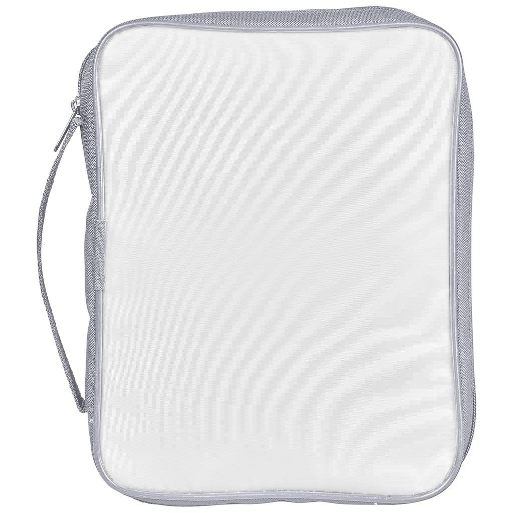 Pre-Production Sample Custom Faith Bible Book Bag With Carry Handle GREY - Home and Living