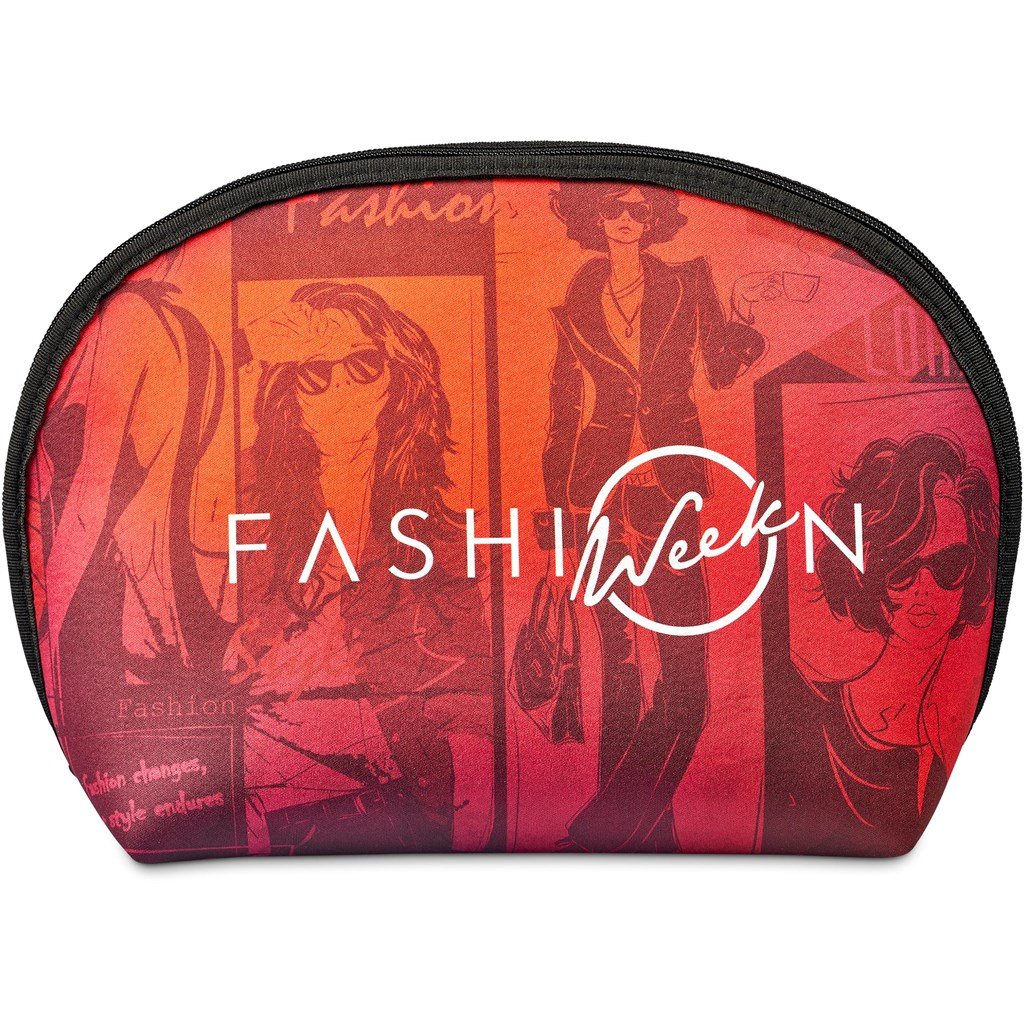 Pre-Production Sample Custom Isabella Neoprene Maxi Cosmetic Bag - Toiletry and Bags