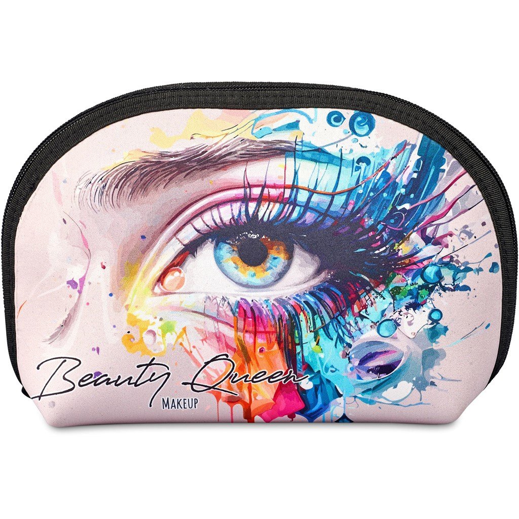 Pre-Production Sample Custom Isabella Neoprene Midi Cosmetic Bag - Toiletry and Bags