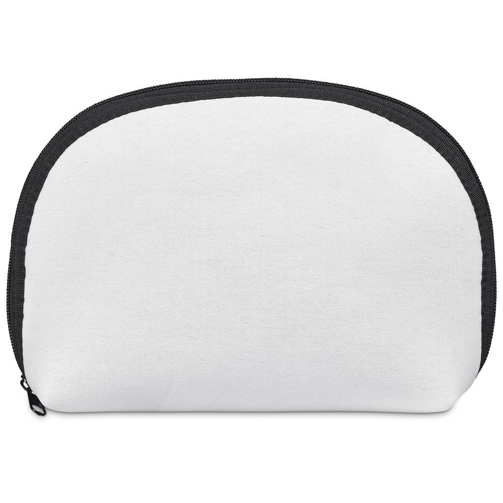 Pre-Production Sample Custom Isabella Neoprene Midi Cosmetic Bag BLACK - Toiletry and Bags