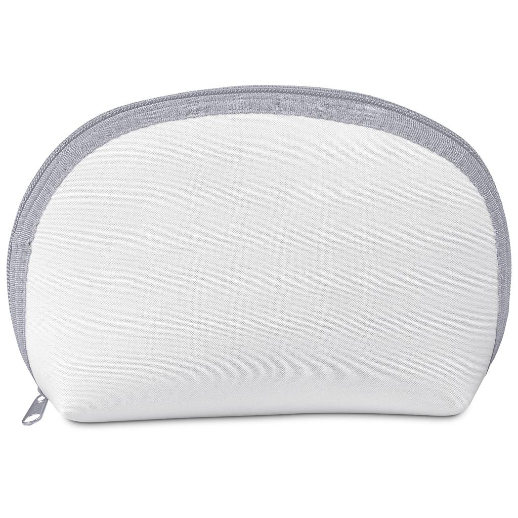 Pre-Production Sample Custom Isabella Neoprene Mini Cosmetic Bag GREY - Toiletry and Bags