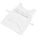 Pre-Production Sample Custom Jackal Polyester Caddy Bib with PVC Name Sleeve SOLID WHITE - Sports and Fitness