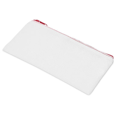 Pre-Production Sample Custom Junior Recycled PET Stitch-Bond Pencil Case RED - Stationery
