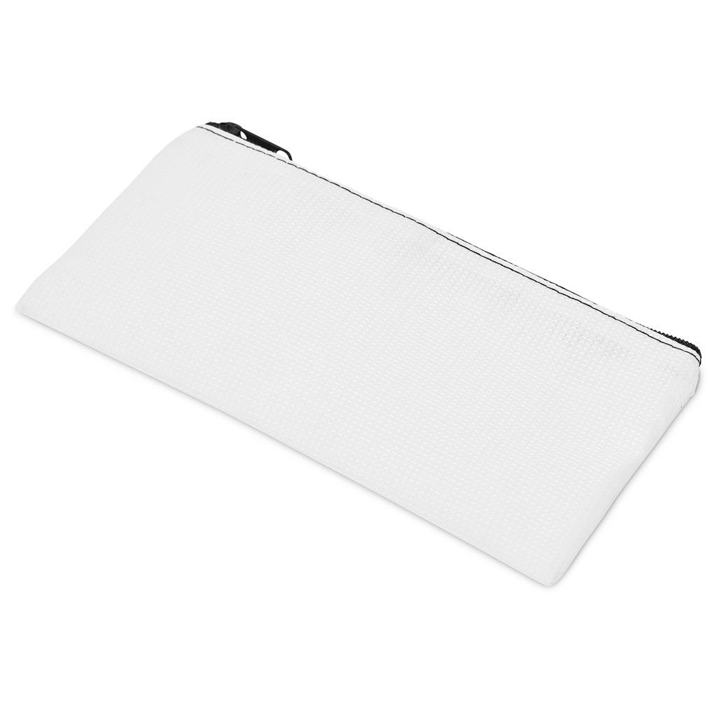 Pre-Production Sample Custom Junior Recycled PET Stitch-Bond Pencil Case BLACK - Stationery