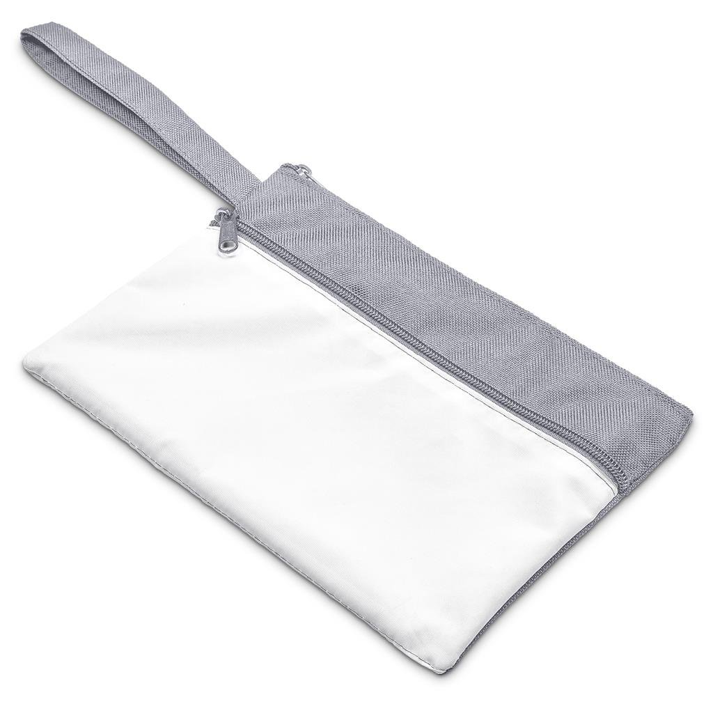 Pre-Production Sample Custom Killarney Multi Purpose Carry Pouch GREY - Toiletry and Cosmetic Bags