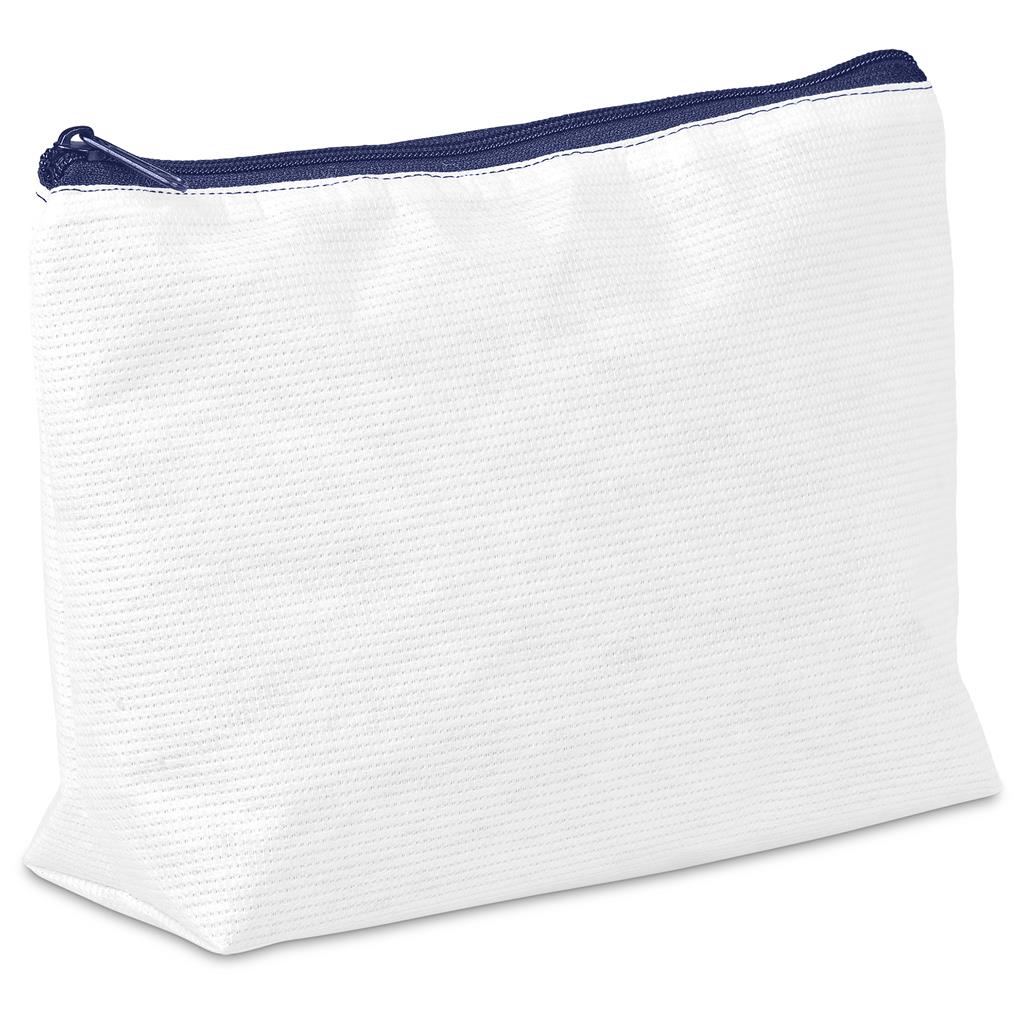 Pre-Production Sample Custom Leanne Recycled PET Stitch-Bond Maxi Toiletry Bag - and Cosmetic Bags