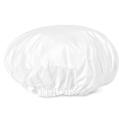 Pre-Production Sample Custom Maple Shower Cap SOLID WHITE - Personal Care and Pamper Gifts