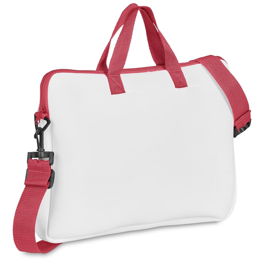 Pre-Production Sample Custom Neoprene 15.6-inch Nimbus Laptop Sleeve With Strap - Tech Sleeves
