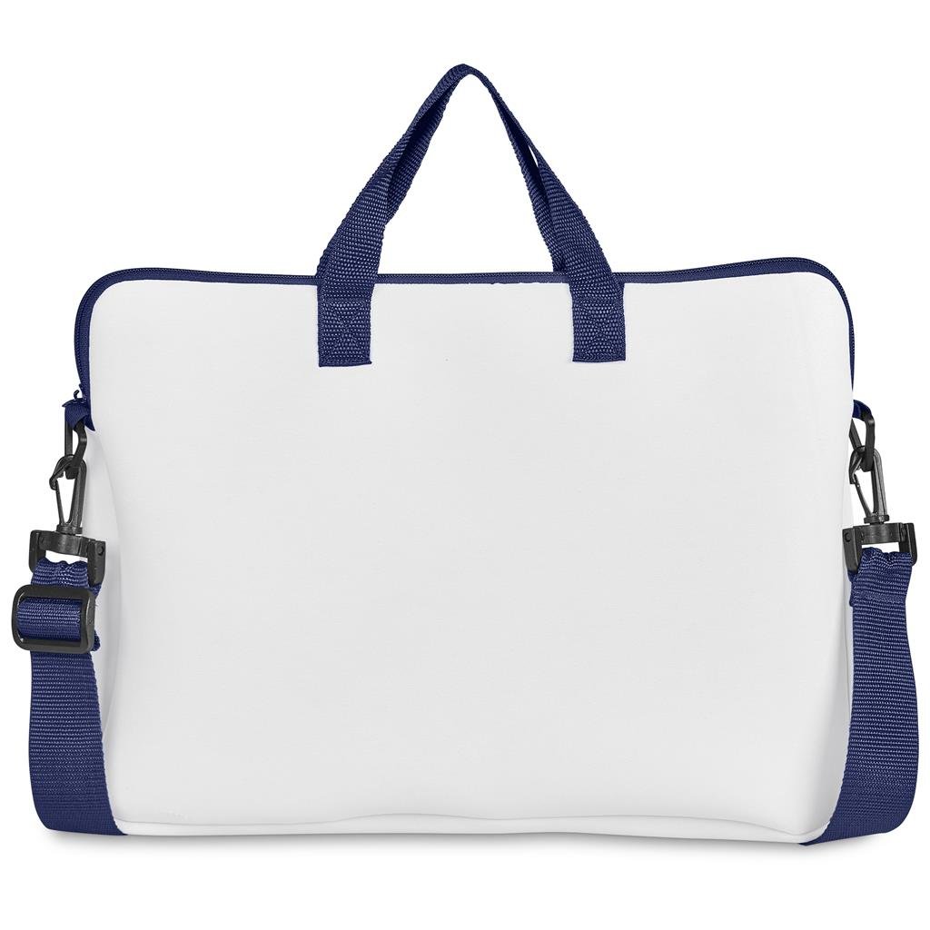 Pre-Production Sample Custom Neoprene 15.6-inch Nimbus Laptop Sleeve With Strap - Tech Sleeves