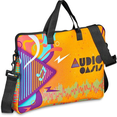 Pre-Production Sample Custom Neoprene 15.6-inch Nimbus Laptop Sleeve With Strap - Tech Sleeves