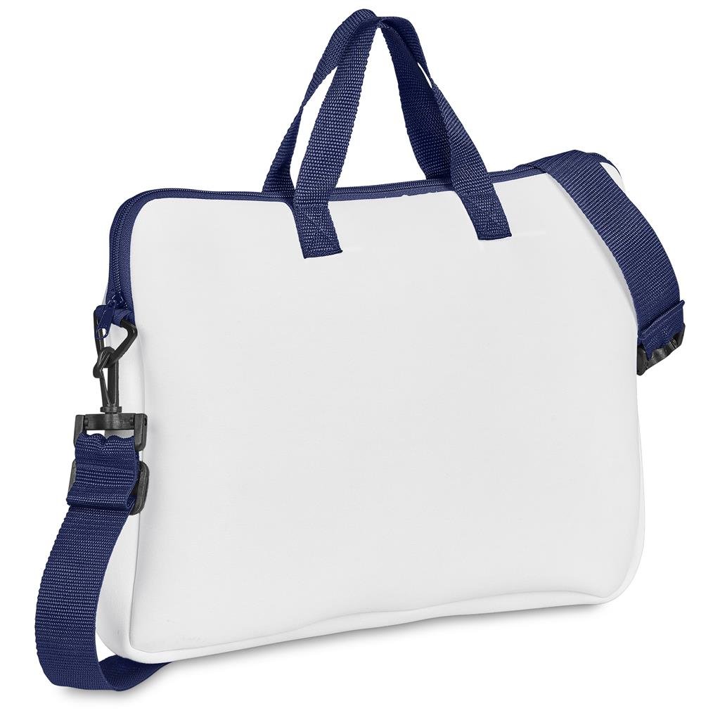 Pre-Production Sample Custom Neoprene 15.6-inch Nimbus Laptop Sleeve With Strap - Tech Sleeves