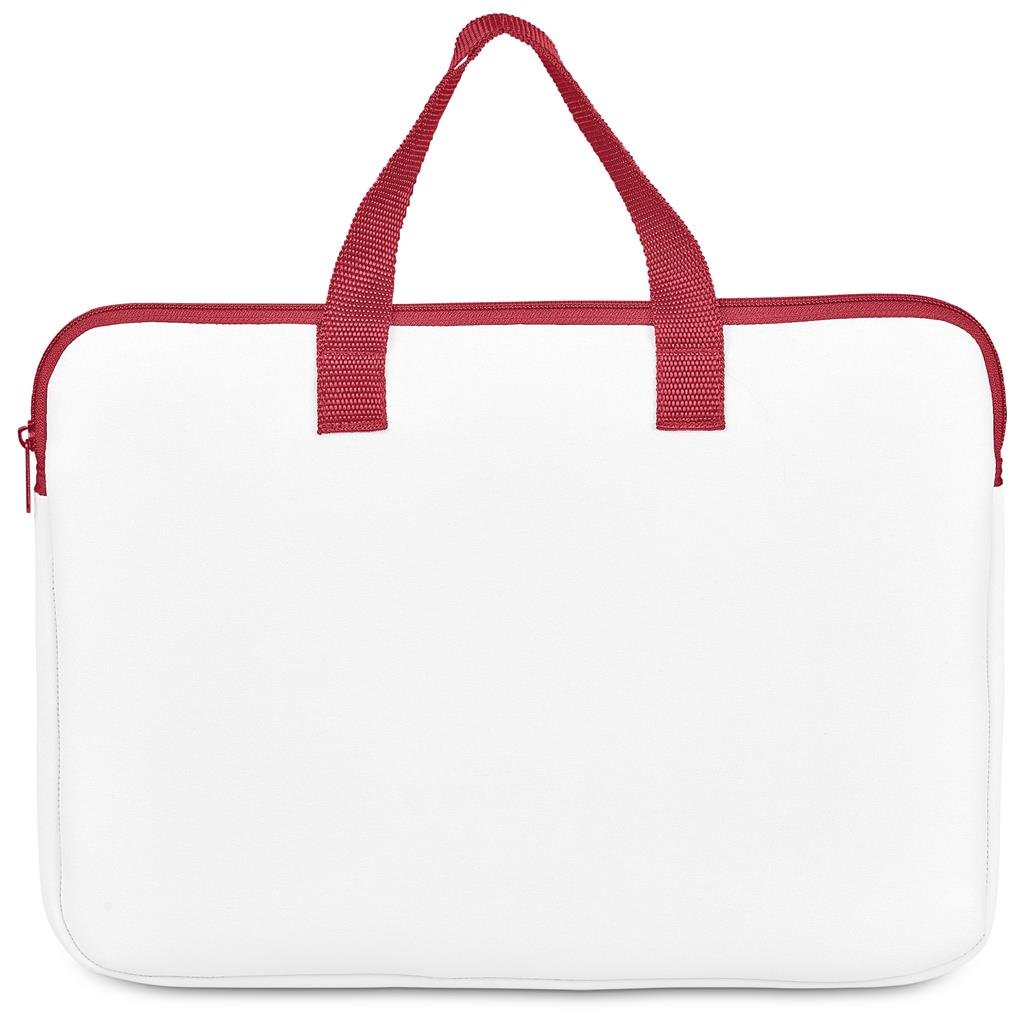 Pre-Production Sample Custom Neoprene Dainty Laptop Sleeve RED - Tech Sleeves