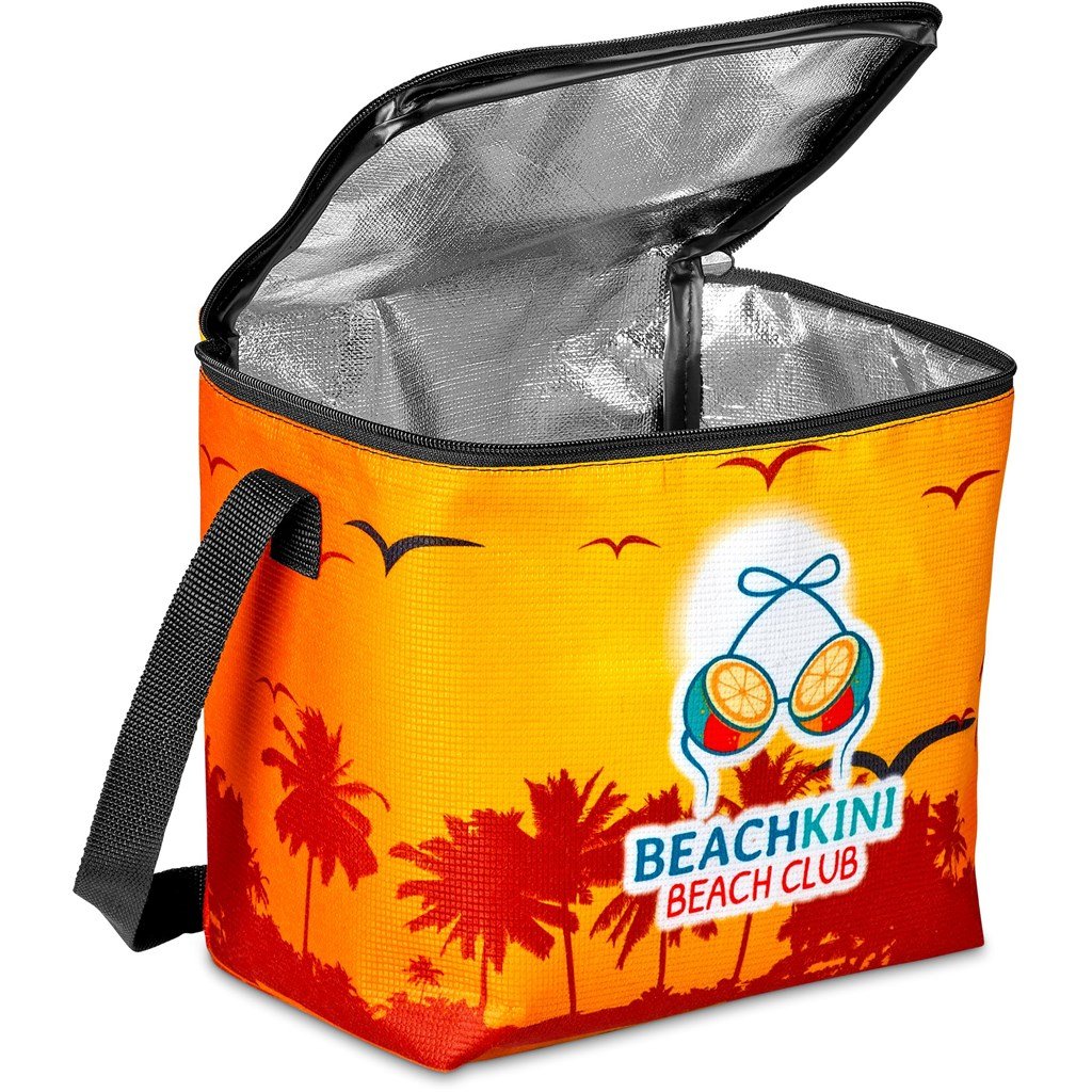 Pre-Production Sample Custom Quebec Recycled PET Stitch-Bond 12 Can Cooler - Coolers and Lunchware