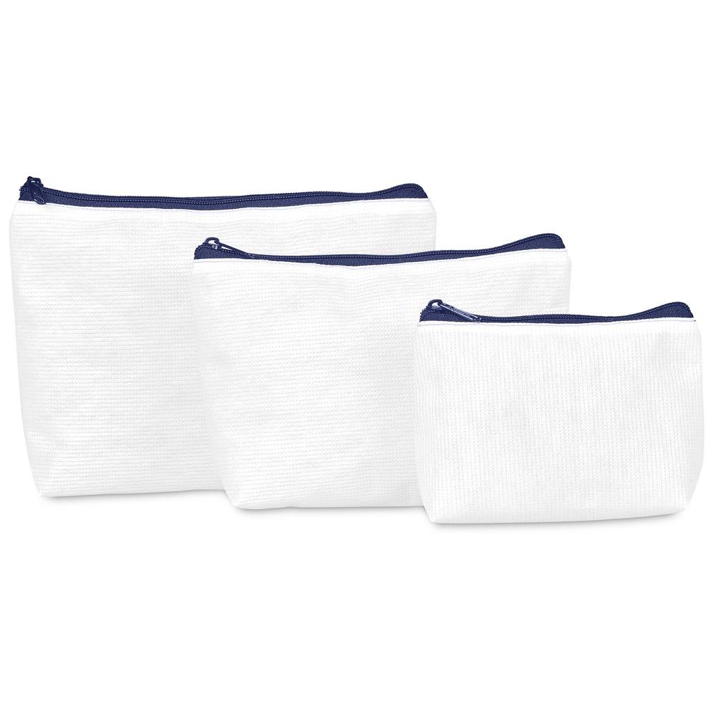 Pre-Production Sample Custom Recycled PET Stitch-Bond Mini Toiletry Bag - and Cosmetic Bags