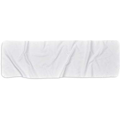 Pre-Production Sample Custom Relay Sports Towel - Double-Sided Branding SOLID WHITE - and Fitness