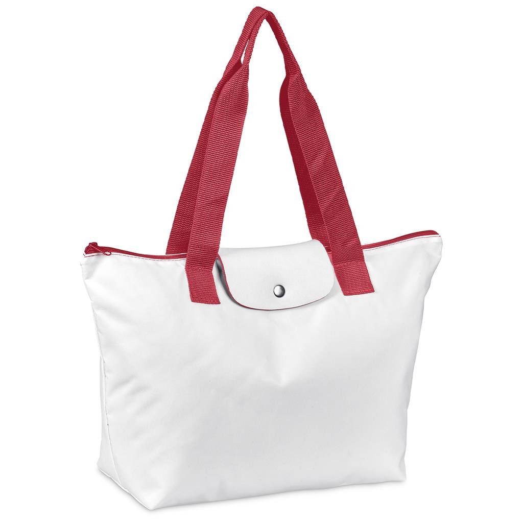 Pre-Production Sample Custom Rosebank Polyester Roll-Up Tote Bag - Shopper and Bags