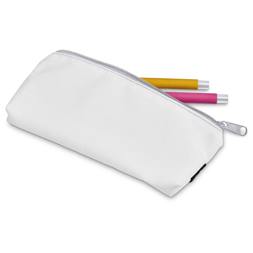 Pre-Production Sample Custom Scribbler Polyester Large Pencil Case To Fit An A5 Notebook - Stationery