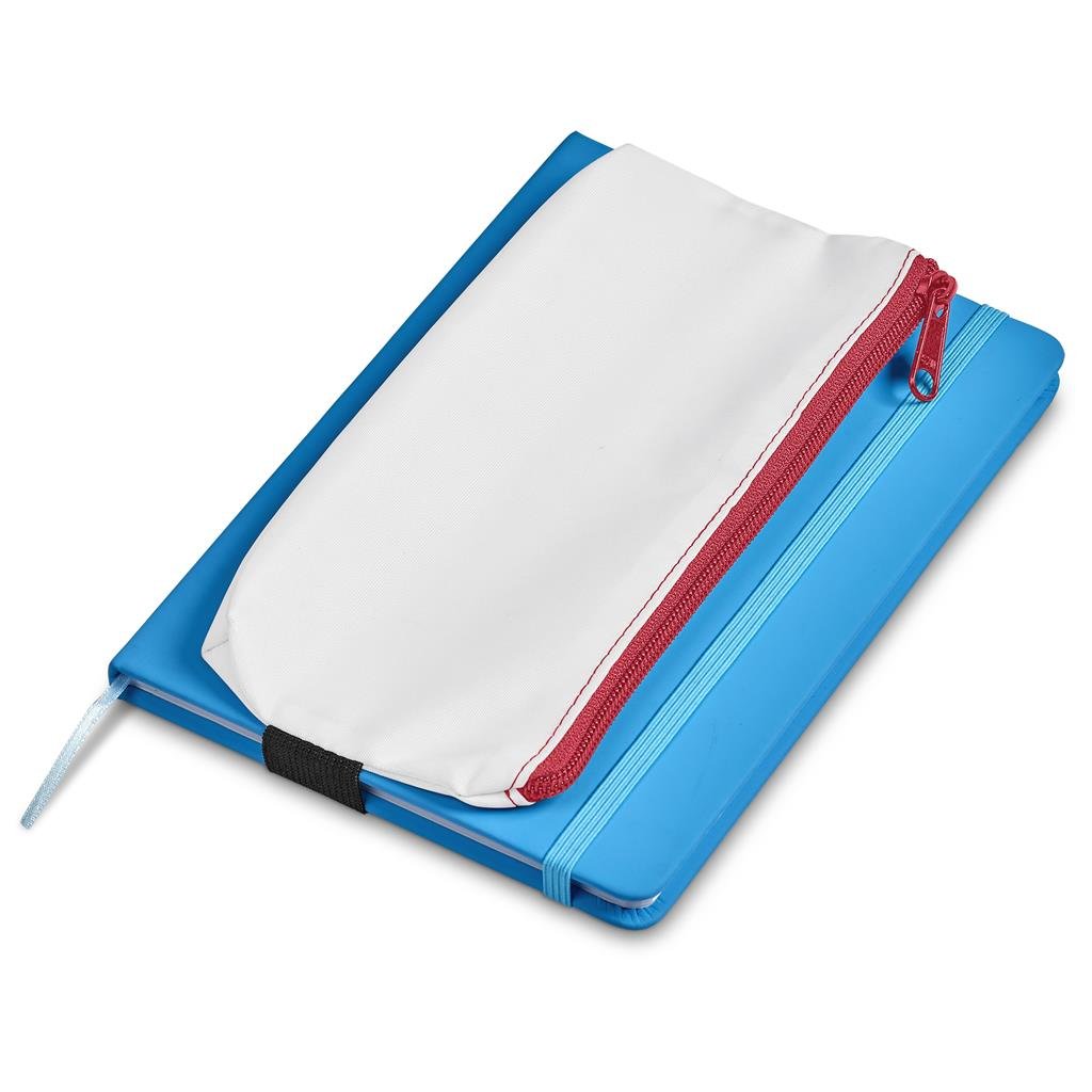Pre-Production Sample Custom Scribbler Polyester Large Pencil Case To Fit An A5 Notebook - Stationery