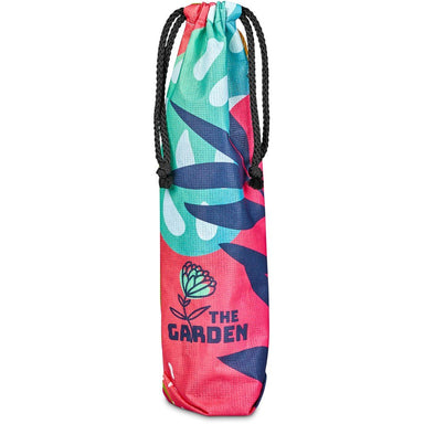 Pre-Production Sample Custom Tipsy RPET Wine Bottle Drawstring Bag BLACK - Bags and Backpacks