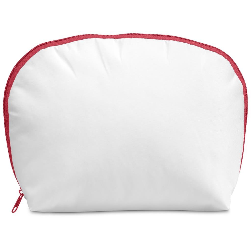 Pre-Production Sample Custom Victoria Maxi Cosmetic Bag RED - Toiletry and Bags