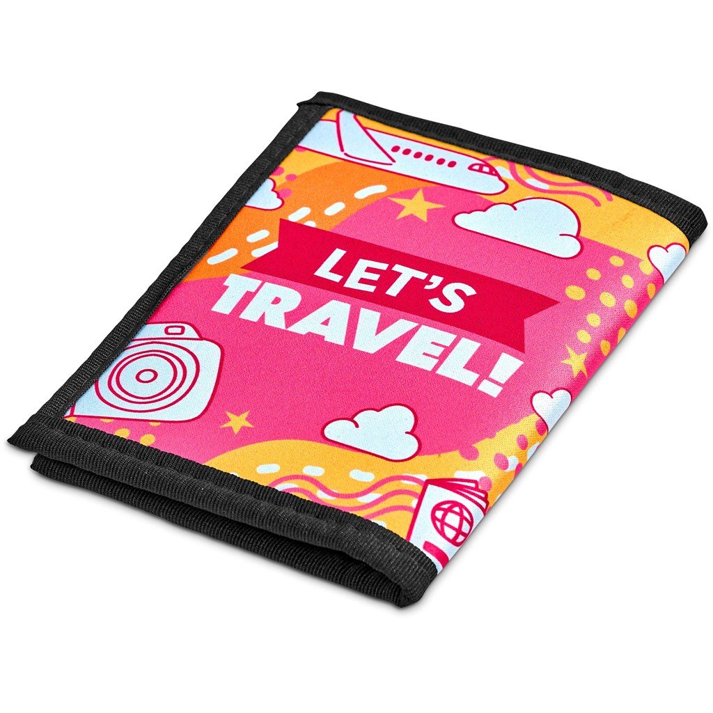 Pre-Production Sample Custom Zambezi Neoprene Passport Cover BLACK - Travel Accessories