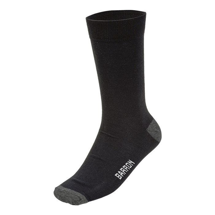A black work sock