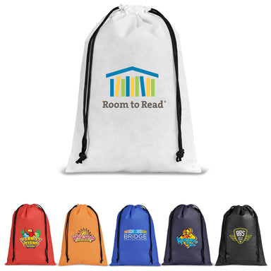 Quando Non-Woven Drawstring Pouch Black / BL