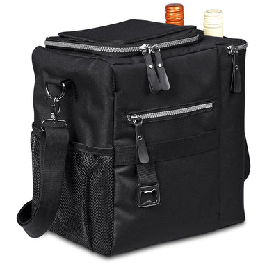 Quivera Wine & 16-Can Cooler BLACK - Picnic,Cooler Bags,Ideas for Summer,Ideas the Beach,Braai Ideas,Outdoor and Leisure,Heritage Day