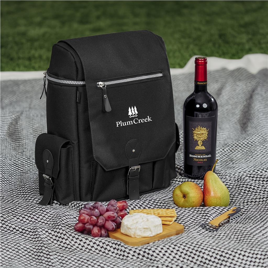 Quivera Wine & Cheese 18-Can Cooler BLACK - Picnic,Cooler Bags,Ideas for Summer,Outdoor and Leisure,Heritage Day