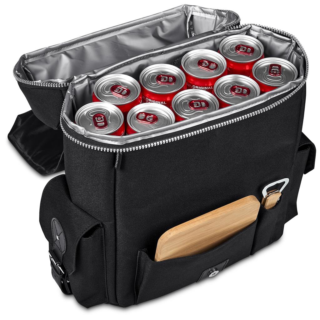Quivera Wine & Cheese 18-Can Cooler BLACK - Picnic,Cooler Bags,Ideas for Summer,Outdoor and Leisure,Heritage Day