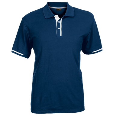 Ray Golfer Mens Navy/White / XL / Regular - Golf Shirts
