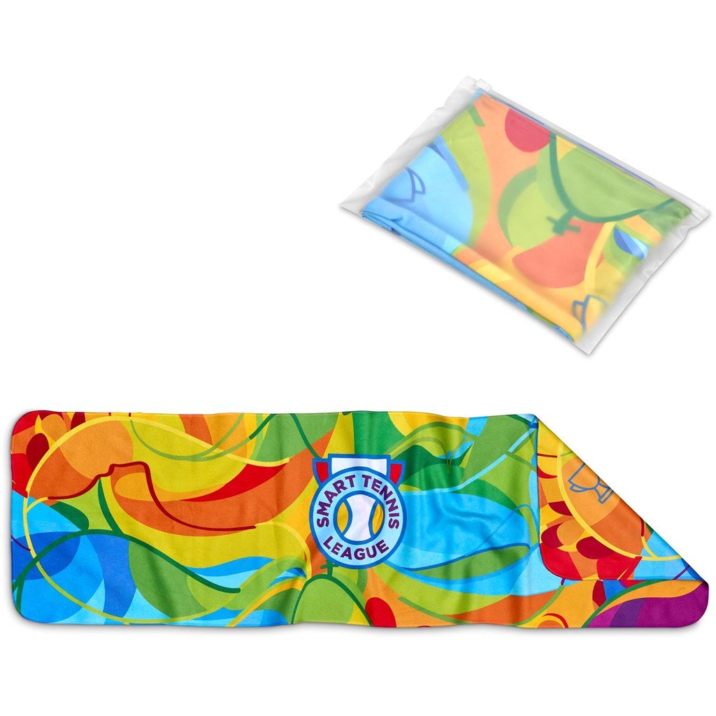 Custom Relay Sports Towel - Double-Sided Branding SOLID WHITE - Ideas for Fitness,Custom and School Accessories,Custom Accessories