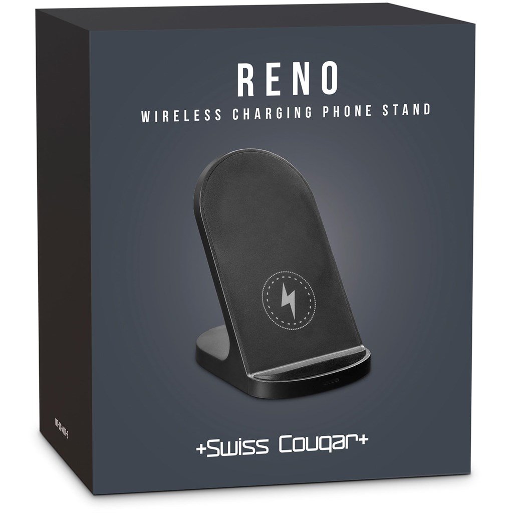 Reno Wireless Charging Phone Stand Black / BL - Mobile Stands