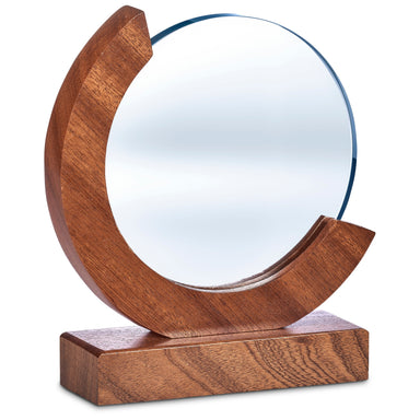 Reverence Achievement Award - Premium Optical Glass and Wood Natural / NT - Trophies