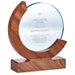 Reverence Achievement Award - Premium Optical Glass and Wood Natural / NT - Trophies