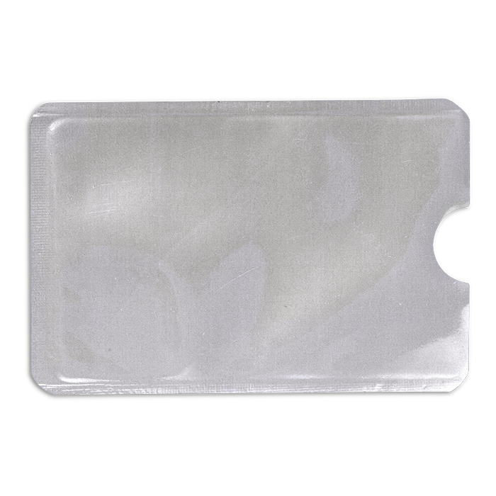 RFID Aluminium Foil Card Holder Silver / STD / Last Buy - Novelties