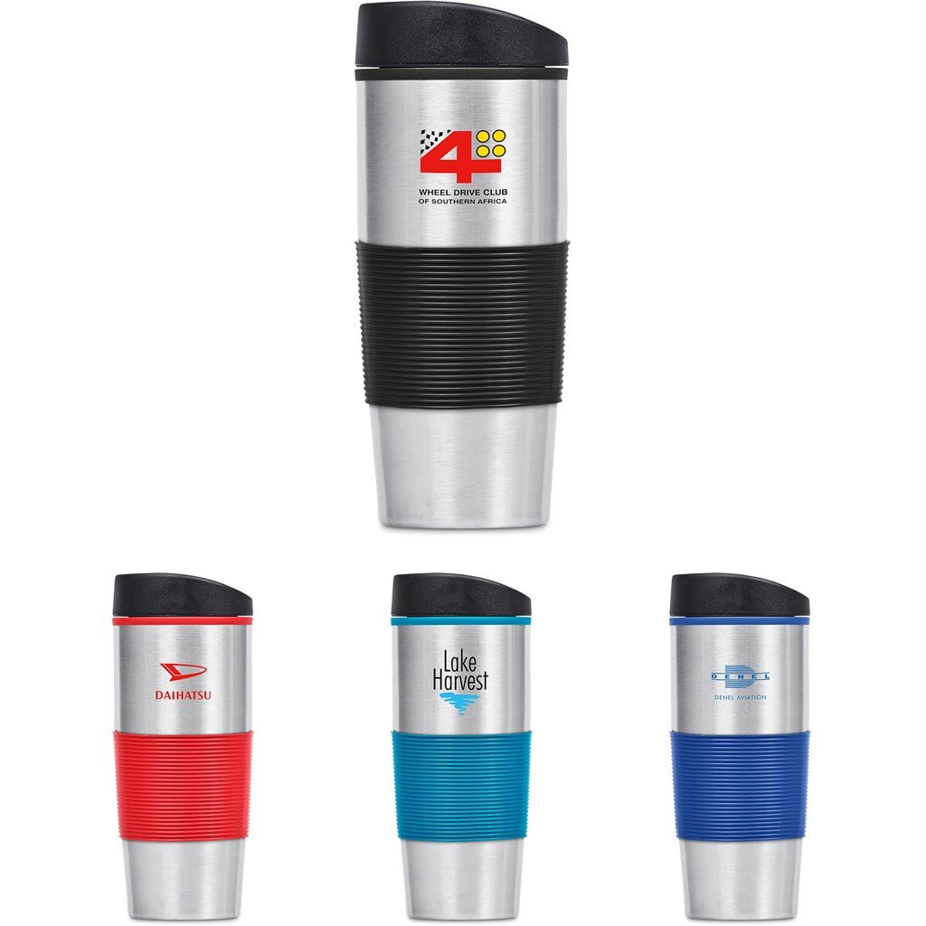 Ridge Stainless Steel & Plastic Double-Wall Tumbler - 450ml - Tumblers