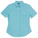 Rita Short Sleeve Blouse - Aqua 3XL / AQ
