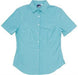 Rita Short Sleeve Blouse - Aqua Only-