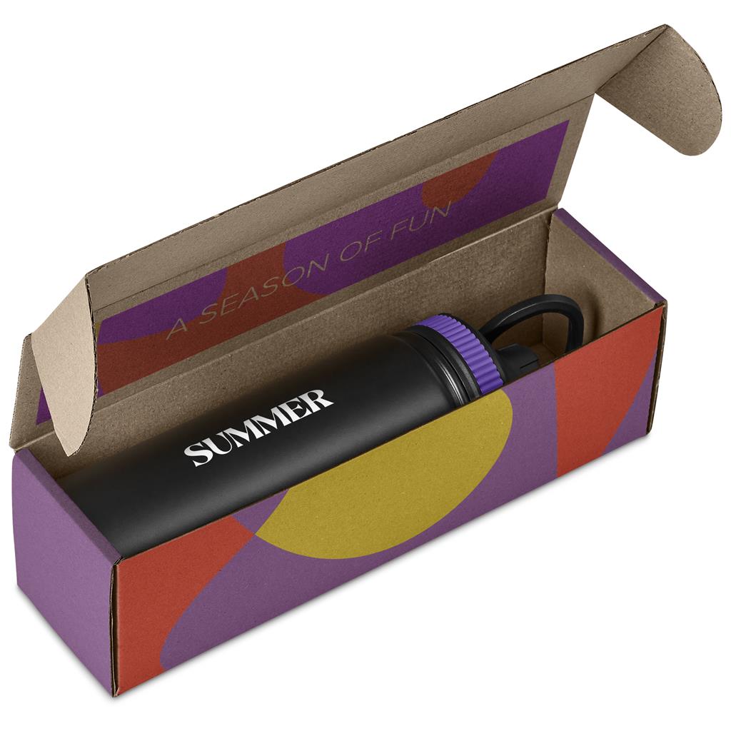 Romero Bottle in Bianca Custom Gift Box PURPLE - Bottles Flasks And Tall Tumblers In Boxes,Custom Packaging